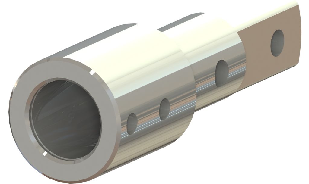 P.KBS32.01.D25 Acople tubo Ø32x1.5, D25