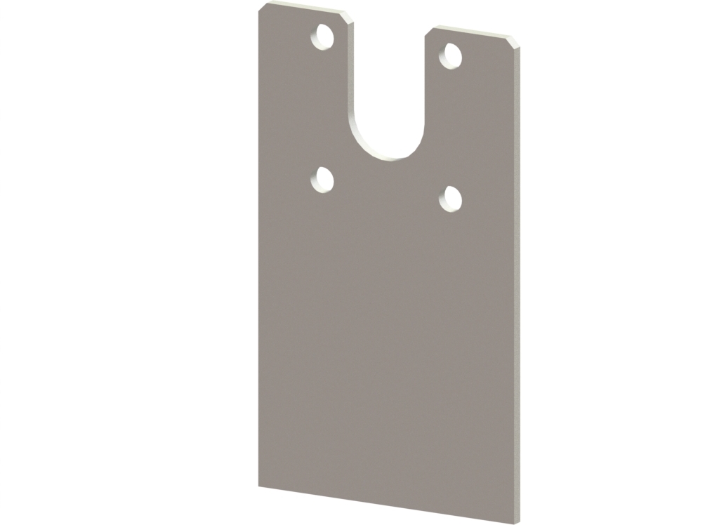 Mounting plate GWM straight