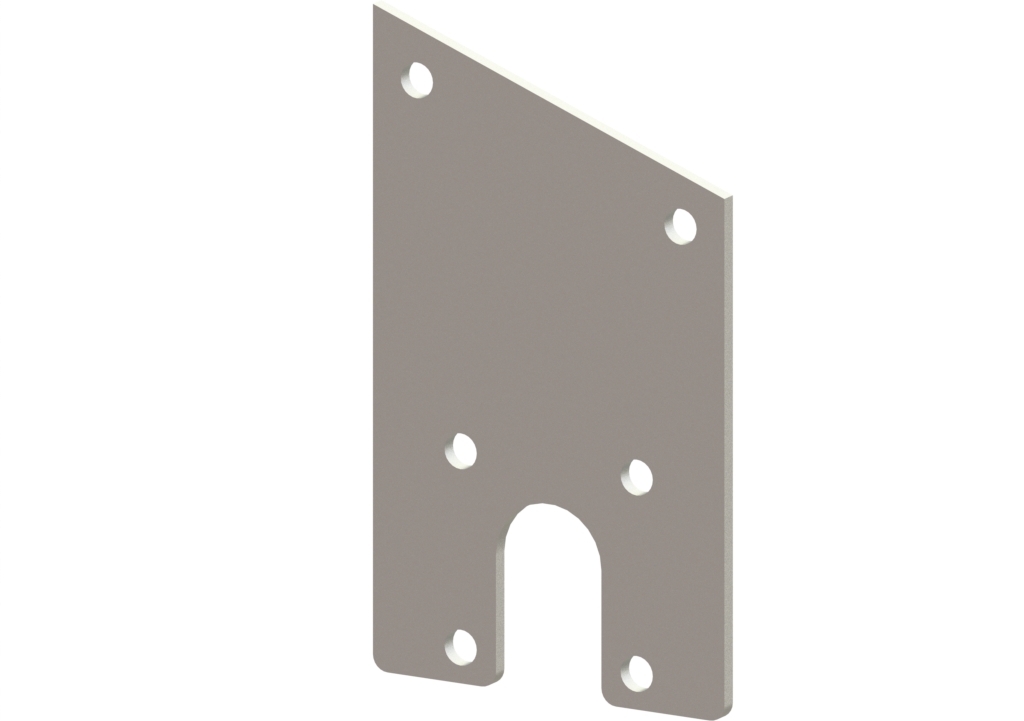 Mounting plate GWM angled