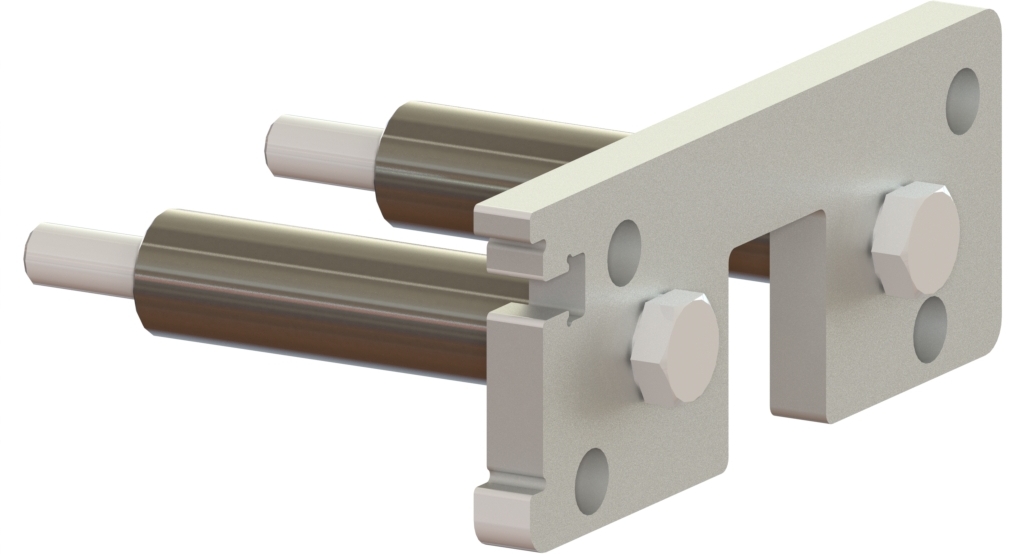 P.THG55RK.SET.3.100.60 THG55/76 RK Clamp. set column 100x060 n.B